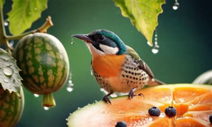 Can birds eat cantaloupe?
