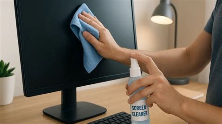 Can you clean computer screen with water?