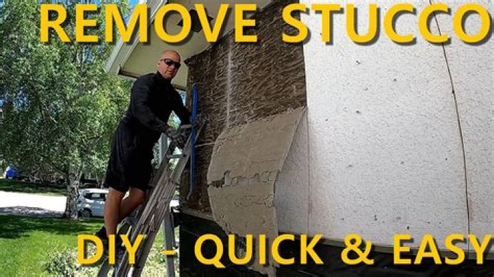 Can you remove stucco from Brick?