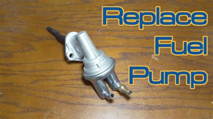 Do you need to prime a mechanical fuel pump?