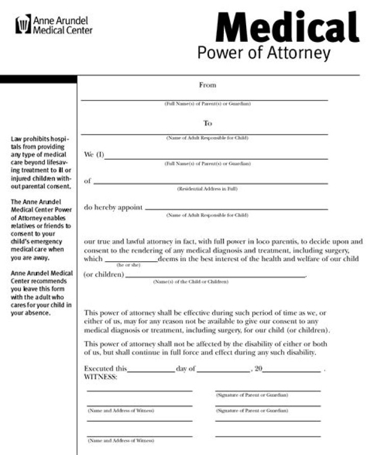 Does a medical power of attorney need to be notarized in Texas?