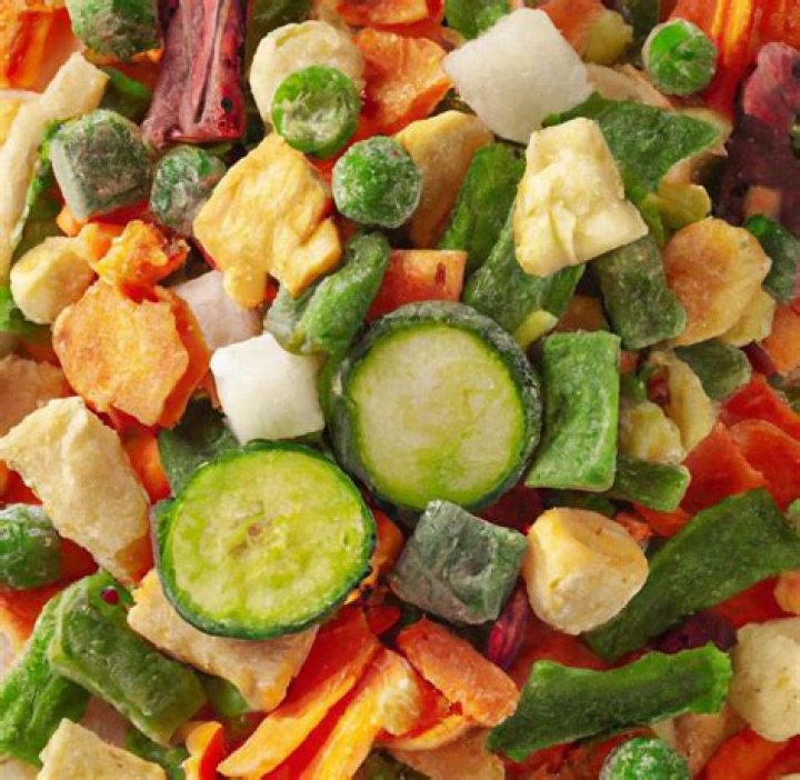 How are dried vegetables prepared for cooking?