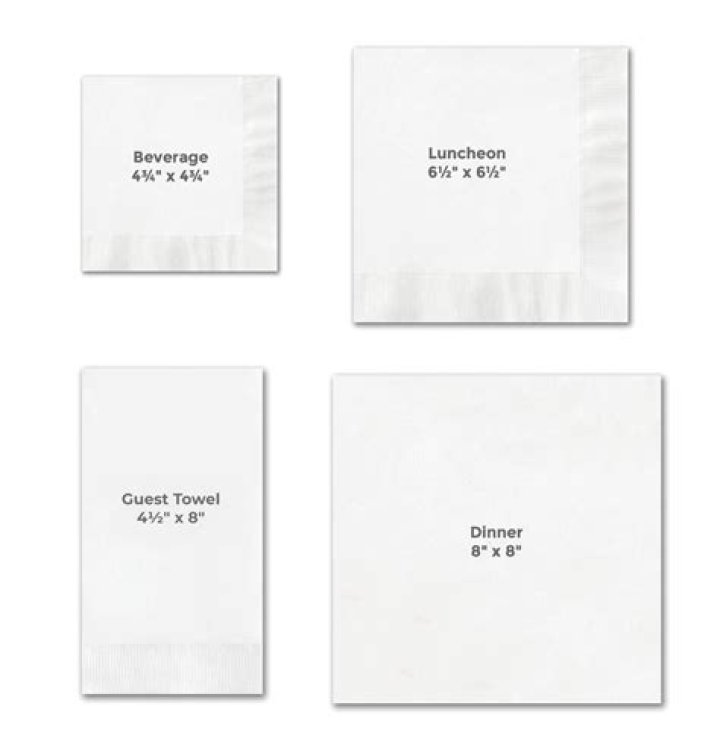 How big is a paper napkin?