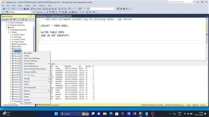 How can auto increment primary key in SQL?