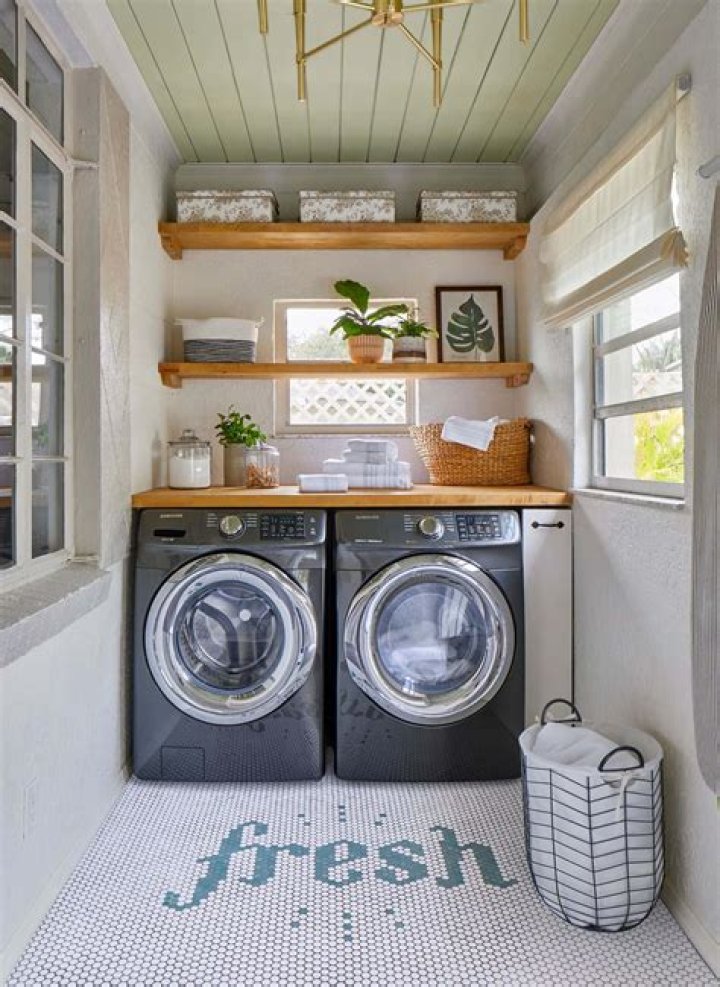 How can I make my laundry room look good?