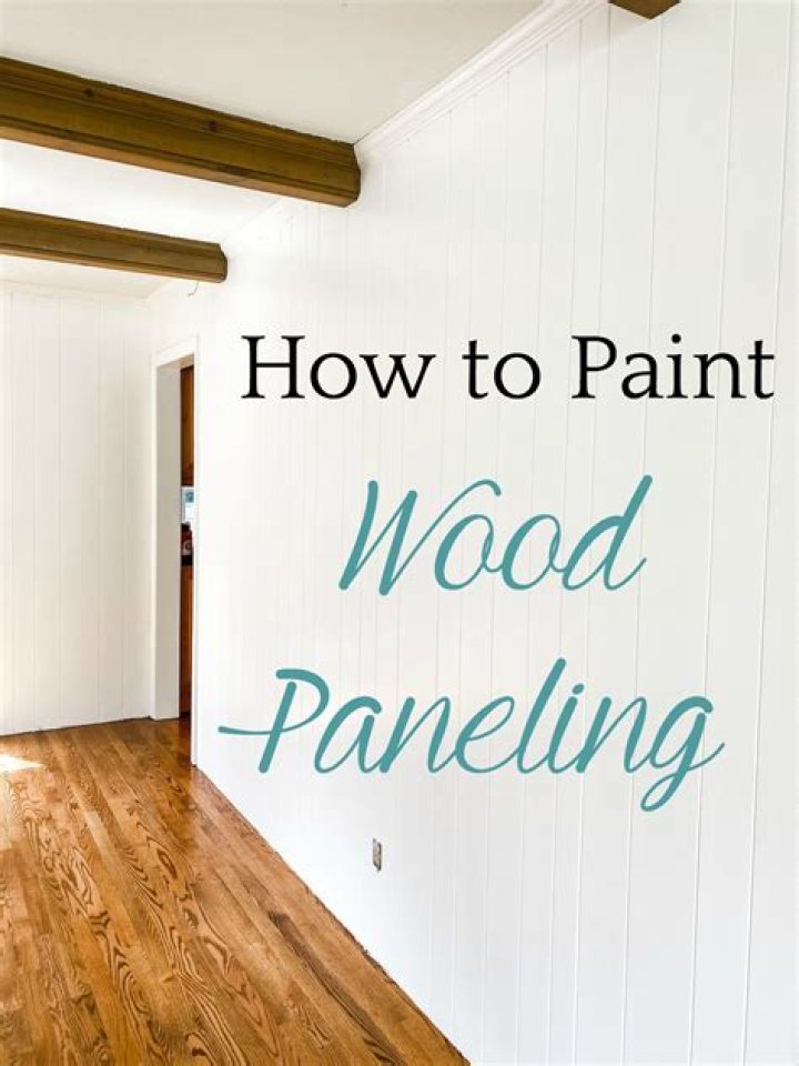 How can I make wood paneling look good without paint?