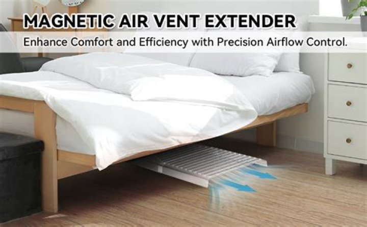 How do I redirect my air vent under my bed?
