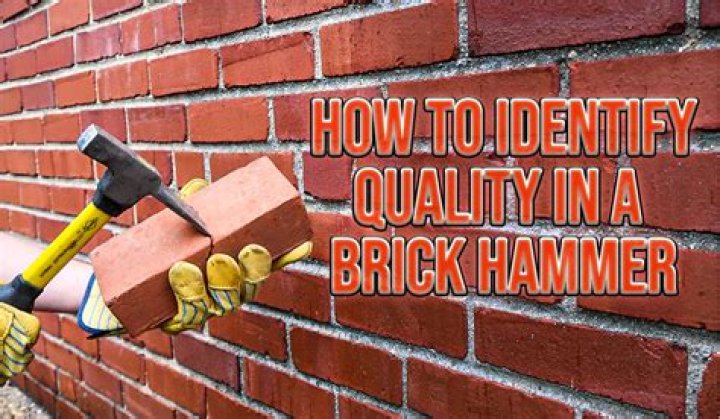 How do you cut brick with a brick hammer?