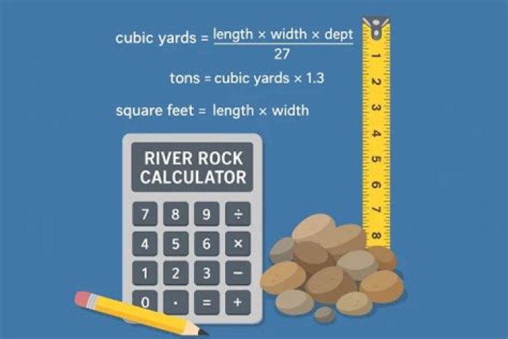 How do you figure cubic yards of river rock?