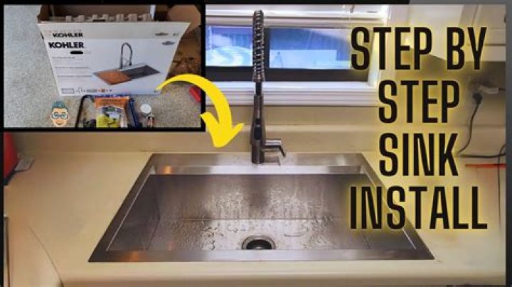 How do you install a Kohler stainless steel sink?