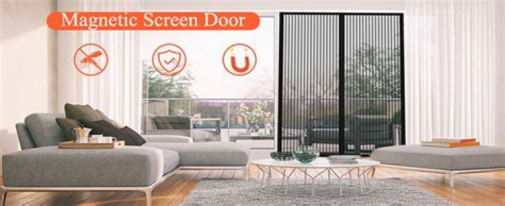 How do you make a magnetic screen door?