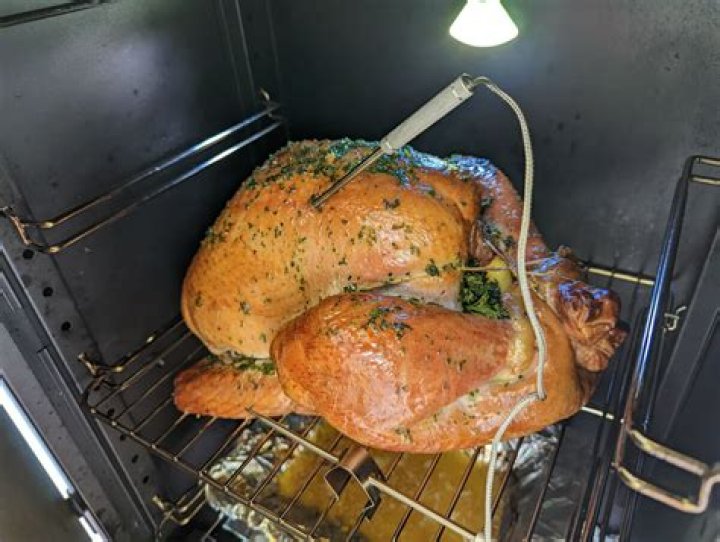 How do you use a meat probe in the oven?
