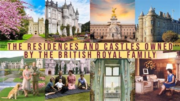 How many castles does the British royal family own?