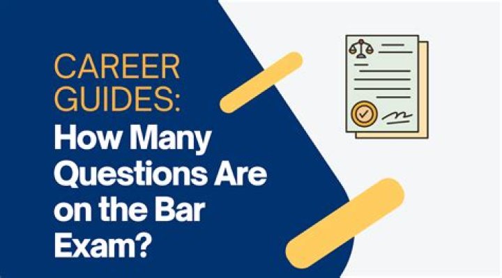 How many questions are on the bar?