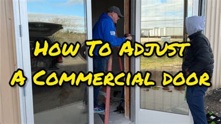 How much is a commercial door?