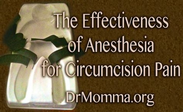 Is anesthesia used during circumcision?