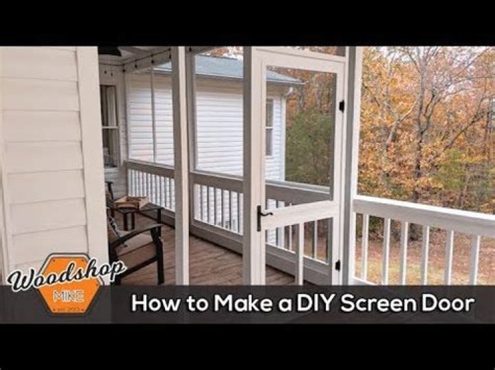 What are screen doors made out of?