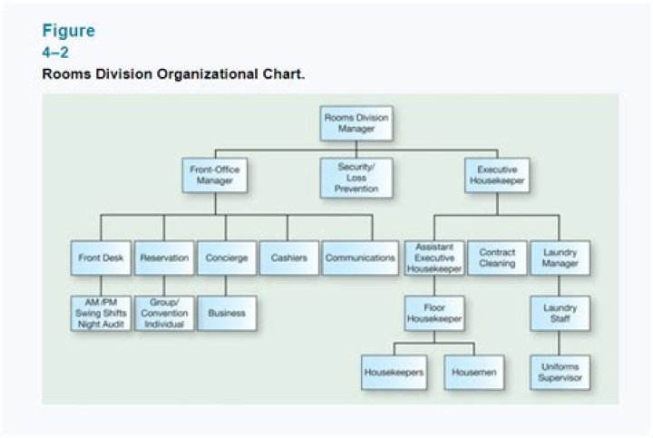 What are the functions of the rooms division?