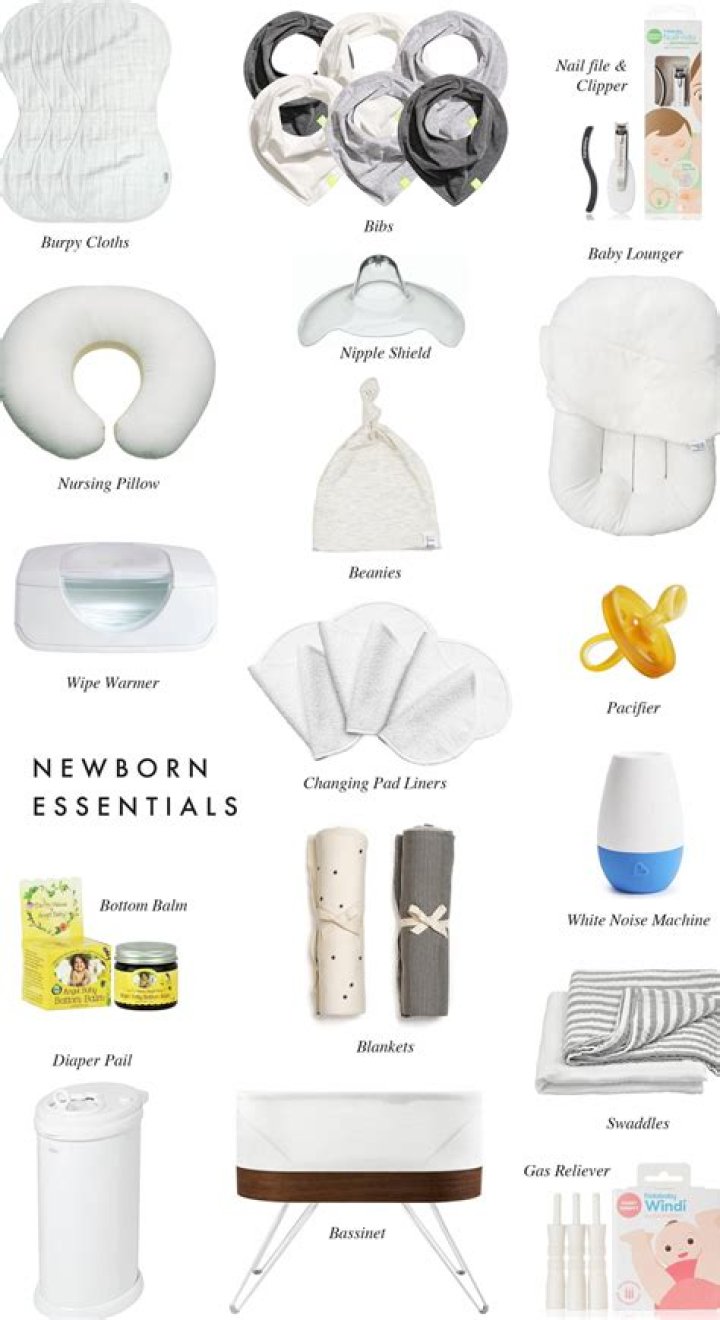 What are the necessities for a newborn baby?
