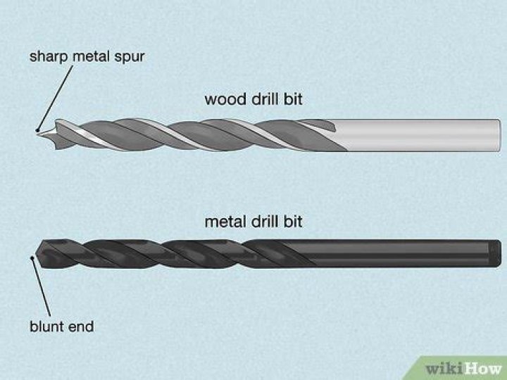 What do drill bits for metal look like?