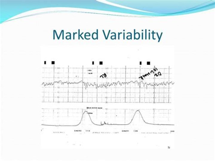 What does marked variability indicate?