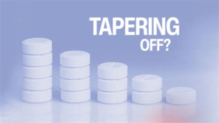 What does tapering off mean?