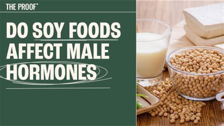 What effect does soy have on males?