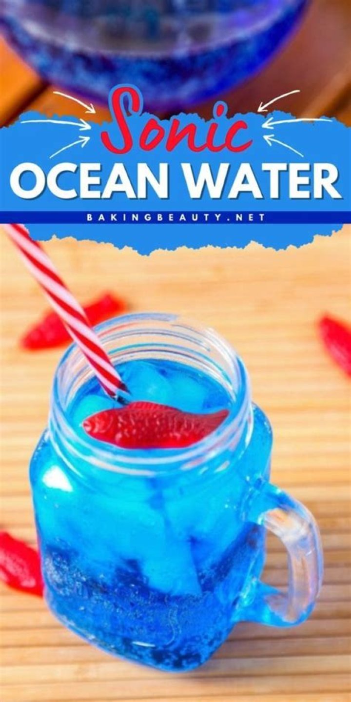 What flavor is Sonic ocean water?