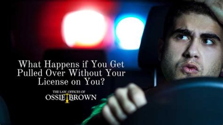 What happens if you get pulled over without a license in PA?