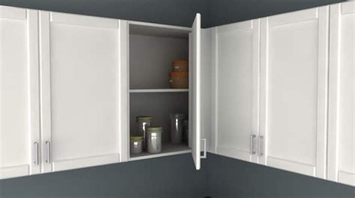 What is a blind corner wall cabinet?