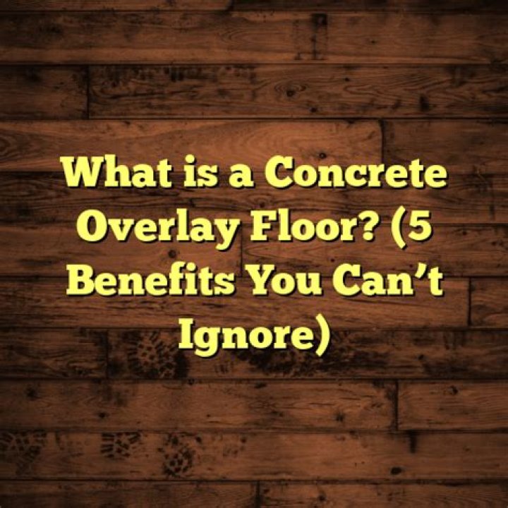What is a concrete overlay floor?