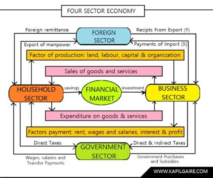 What is a four sector economy?
