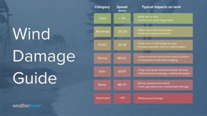 What is a strong wind warning?