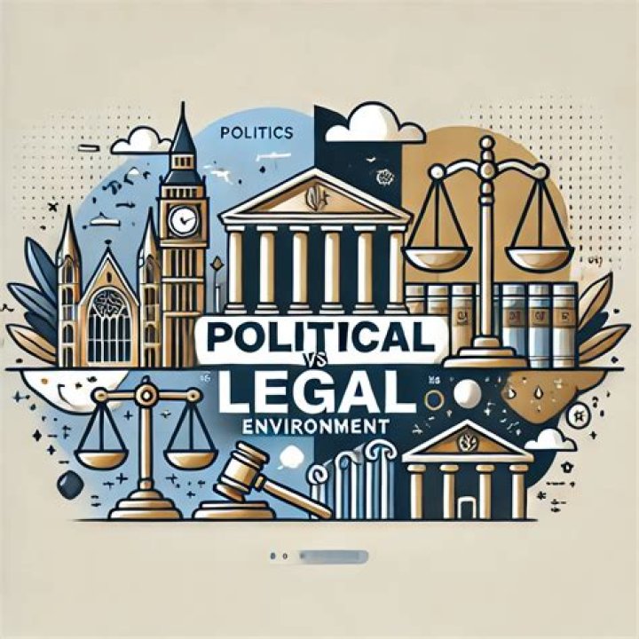 What is meant by political and legal environment?