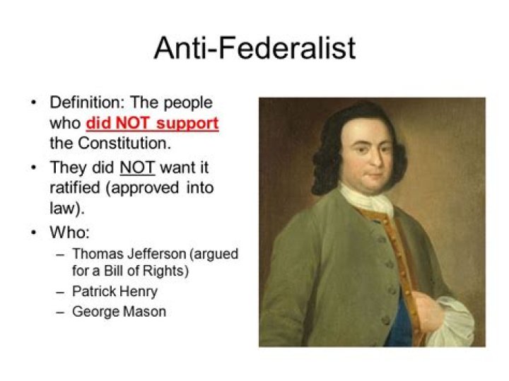 What is the definition of anti federalist?