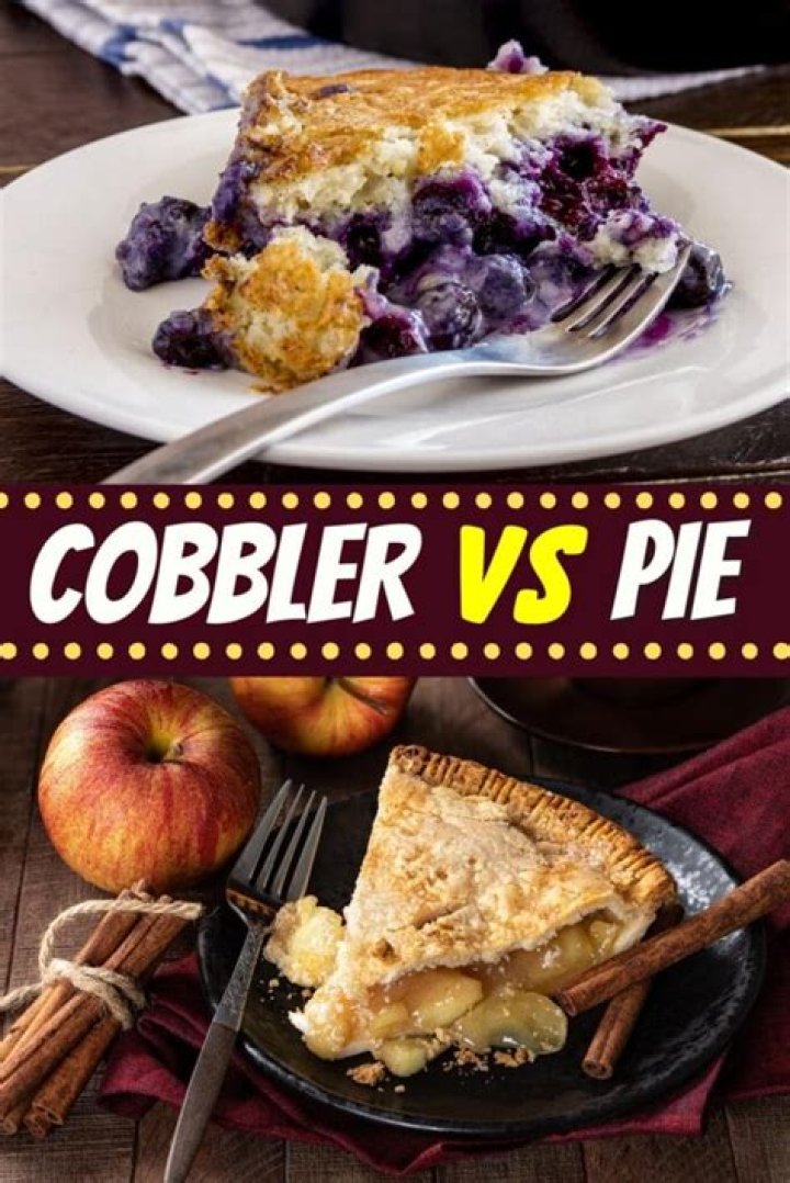 What is the difference between crumble and cobbler?