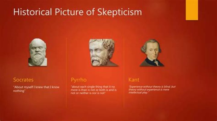 What is the meaning of skepticism in philosophy?