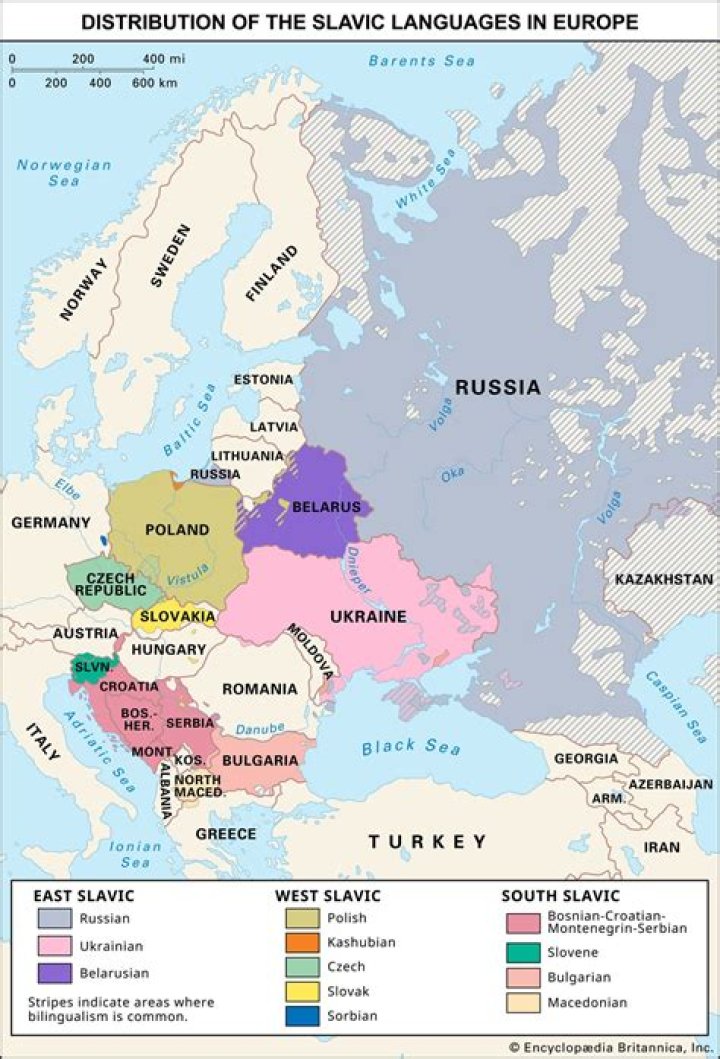 What is the origin of the Slavic languages?
