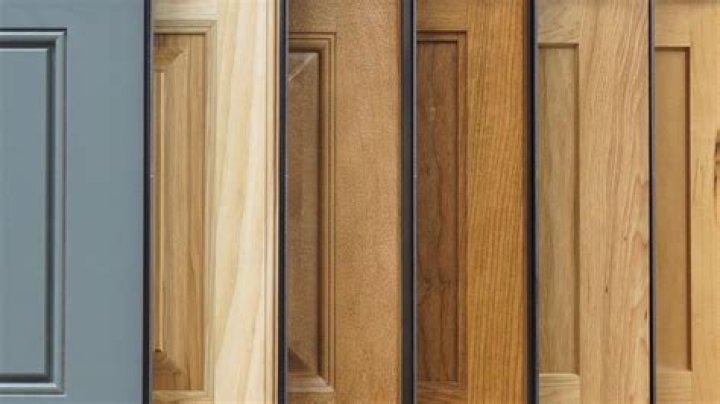 What is vinyl cabinet doors?
