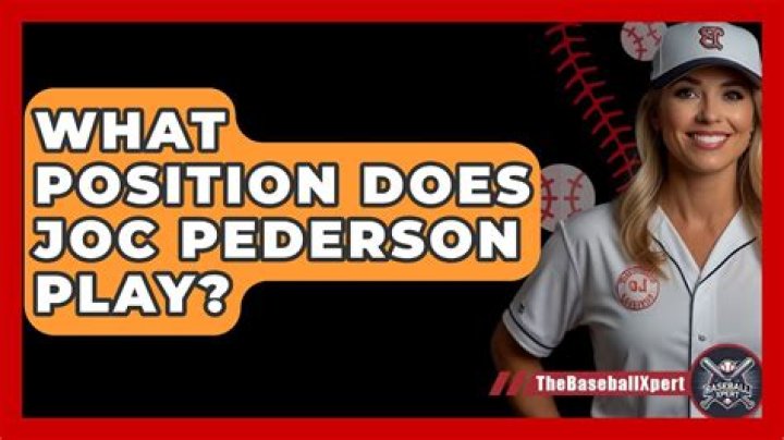 What position does Joc Pederson?