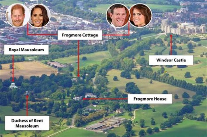 What properties do the British royal family own?
