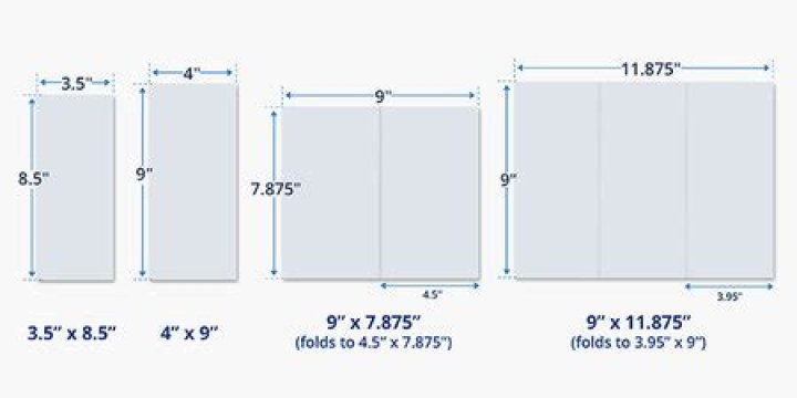 What size are rack cards?