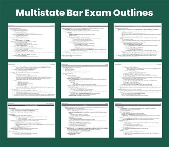 What subjects are on the Multistate Bar Exam?