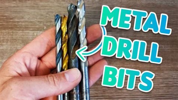 What type of drill bits are best for metal?