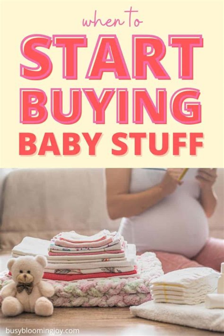 When should you start buying things for baby?