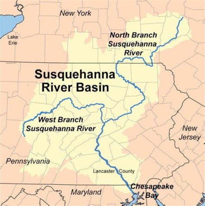Where does the Susquehanna River start and finish?