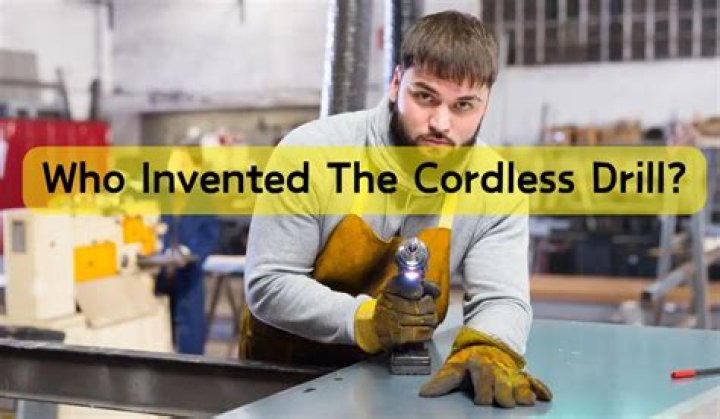 Where was the cordless drill invented?