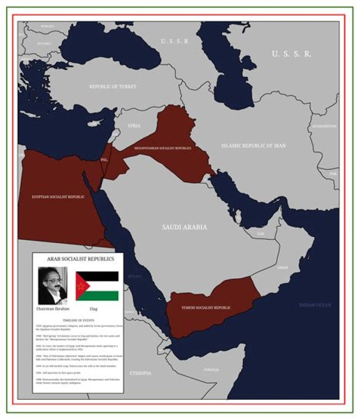 Who was associated Socialist Arab Republic?