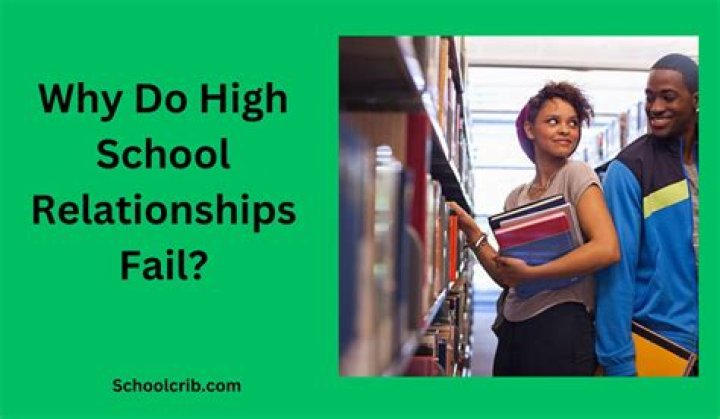Why do most high school relationships fail?