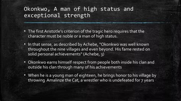 Why is Okonkwo a complex character?